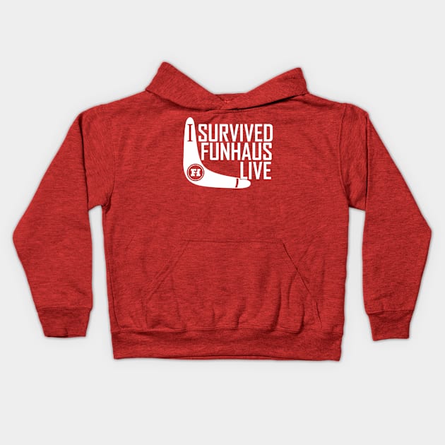 I Survived Funhaus Live Kids Hoodie by DeadWeight4U